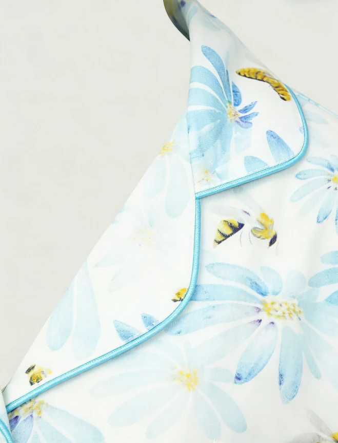 New Baby Girls Satin Short Pajamas Set Spring PJ Short Button Down Set product image 5