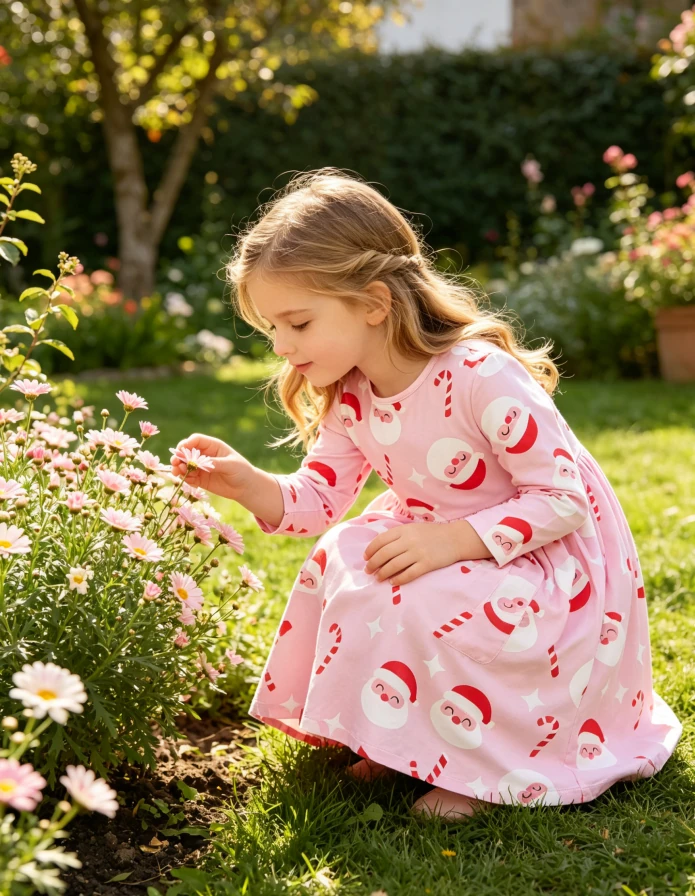 Custom Kids Jingle Bells Clothing Holiday High Quality Baby Girls ToddlersTwirl Dress product image 3