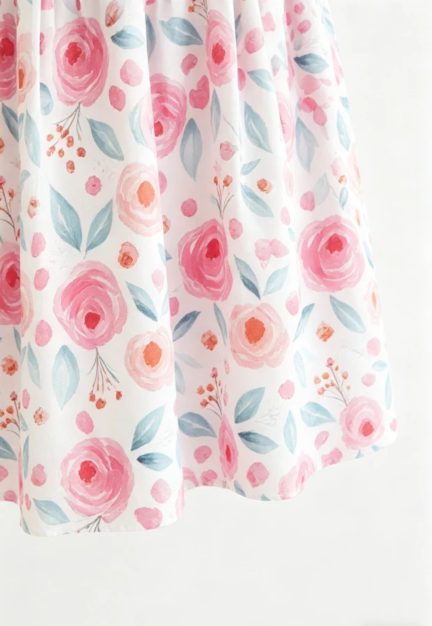Baby Girls Toddlers Rosettes SS Pocket Twirl Dress Kids Floral Summer Clothing product image 4