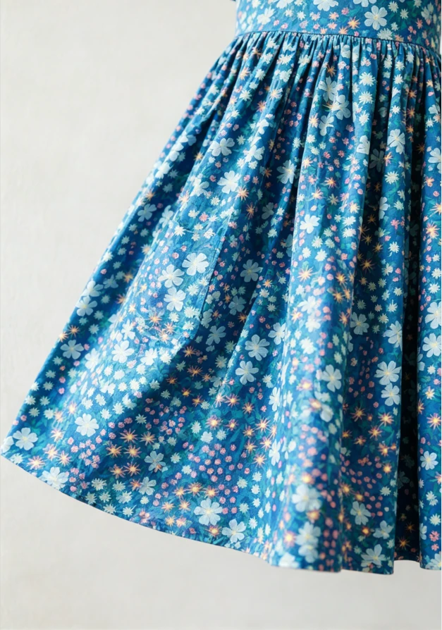 Manufacturer Custom Print Spring Fling SS Baby Girls Toddlers Pocket Twirl Dress product image 4