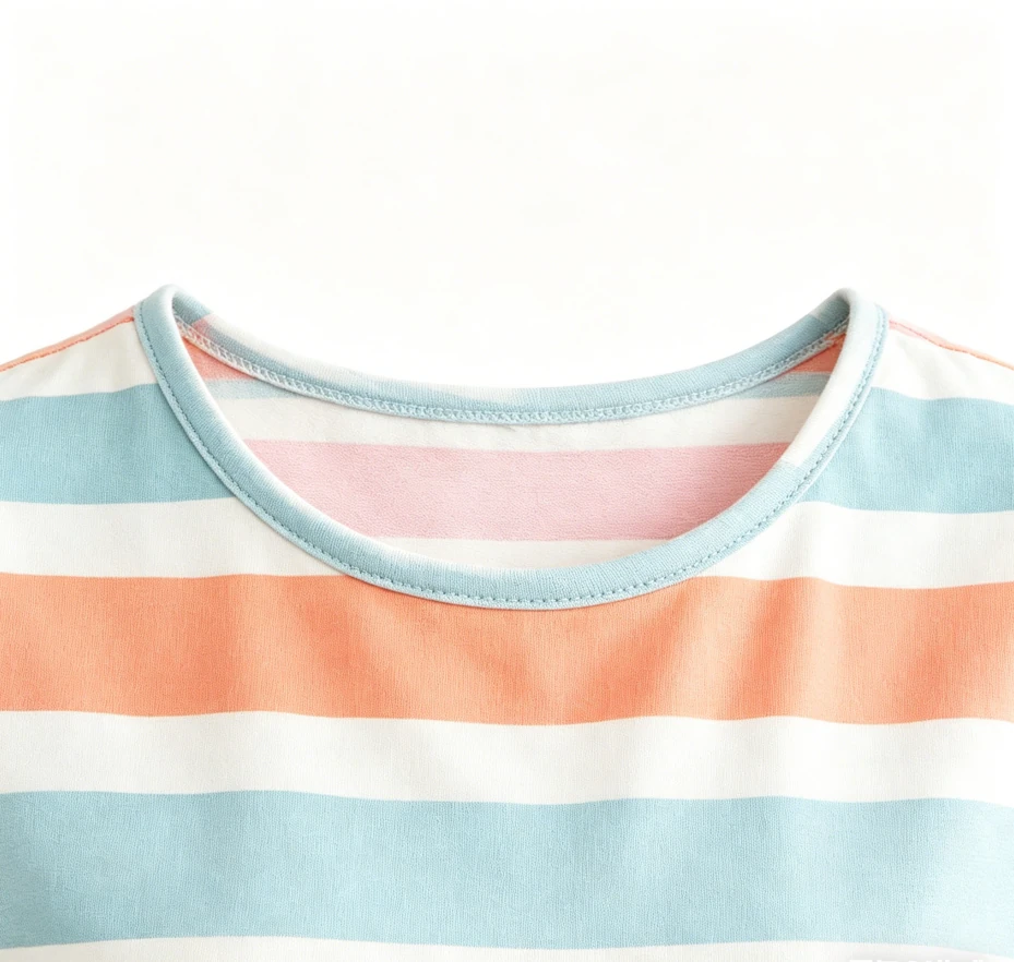 Milk Silk Custom Print Fashion Baby Girls Spring Stripes SS Pocket Twirl Dress product image 6