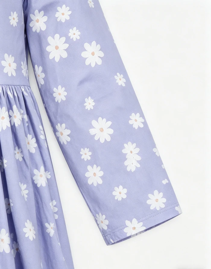 Sustainable Fashion Dresses for Baby Girls Dainty Daisies Pocket Twirl Dress product image 5
