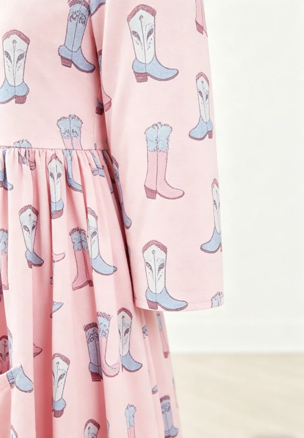New Children's Baby Girls Ribbons & Rodeos Pocket Twirl Dress product image 5