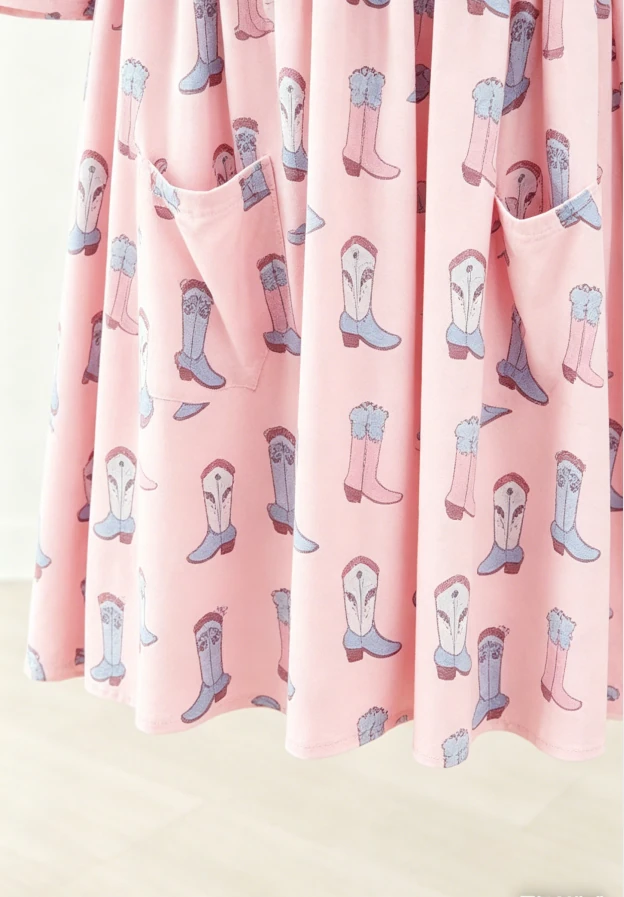 New Children's Baby Girls Ribbons & Rodeos Pocket Twirl Dress product image 6
