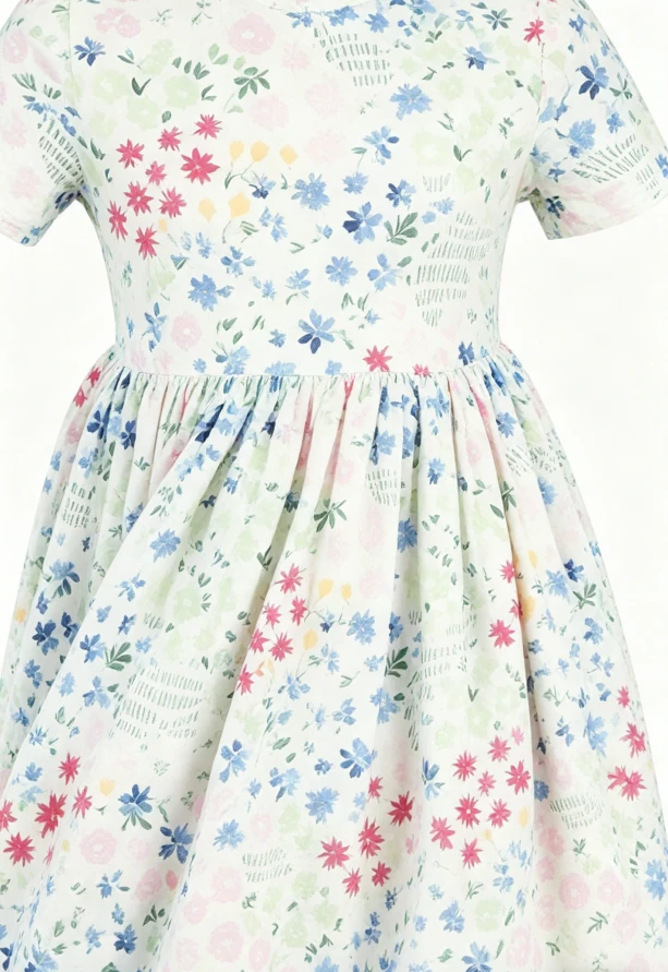 Boutique Children's Baby Girls Kids Sunshine Meadows SS Pocket Twirl Dress product image 5