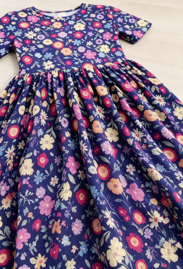 OEM Spring Summer Children's Baby Girls Pick a Posy SS Pocket Twirl Dress product image 4