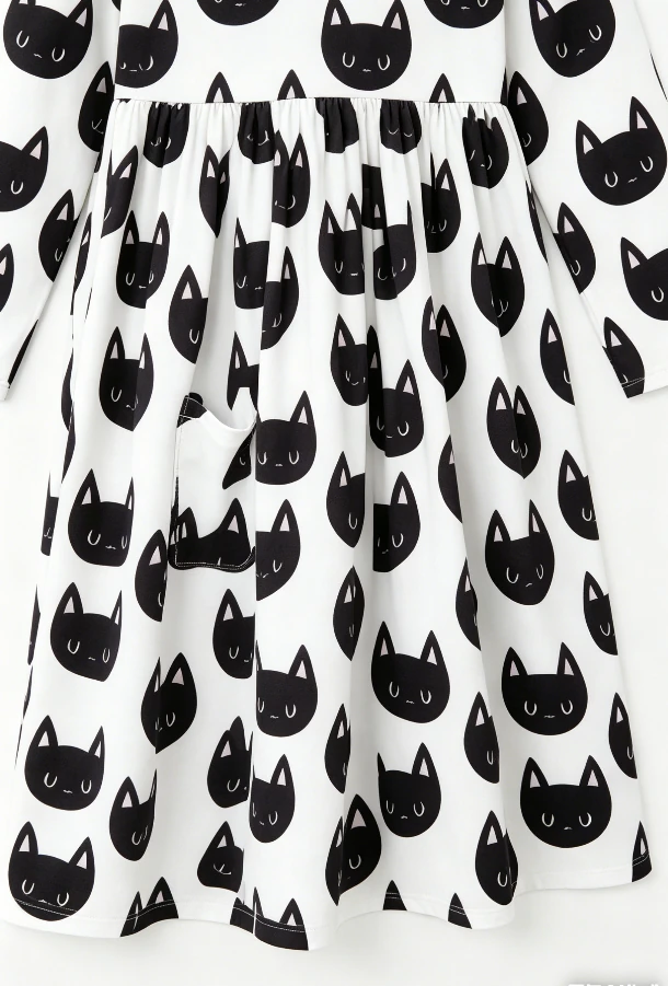 2026 Customized Children's Twirl Dress Baby Girls Purrfect Pocket Twirl Dress product image 6