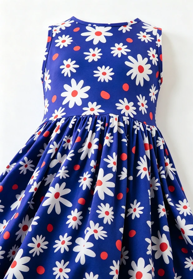 Customization Milk Silk Fabric Children's Baby Girls Baby You're a Firework Tank Twirl Dress product image 6