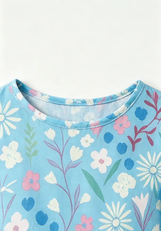 New Summer Toddler Kids High Quality Springtime Splendor Flutter Sleeve Twirl Dress product image 4