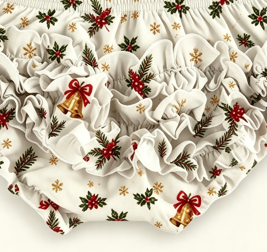 Wholesale Custom Baby Girls Ruffle Diaper Covers Infant Bloomers product image 6