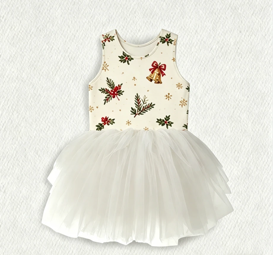 Factory Customized Infant Toddler Dresses Child Baby Girls Teenagers Sleeveless Tulle Dress product image 1