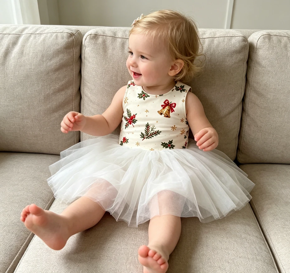Factory Customized Infant Toddler Dresses Child Baby Girls Teenagers Sleeveless Tulle Dress product image 4