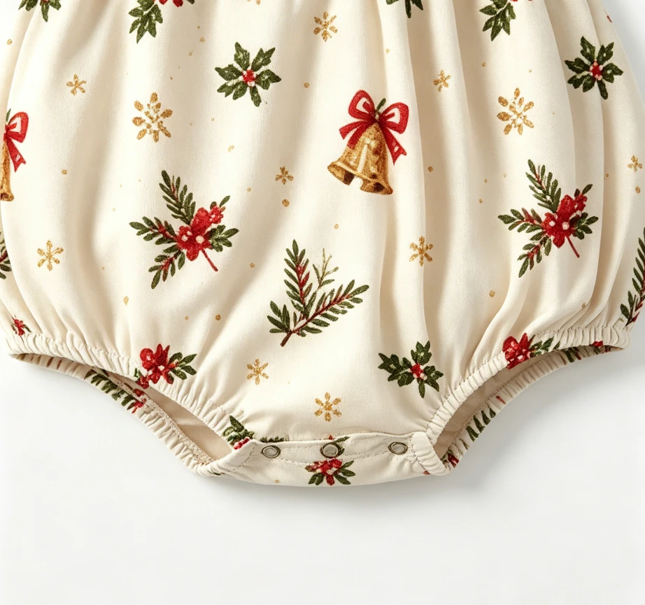 Wholesale Holiday Baby Flutter Bubble Romper Infant Shorts Toddler Jumpsuit product image 6