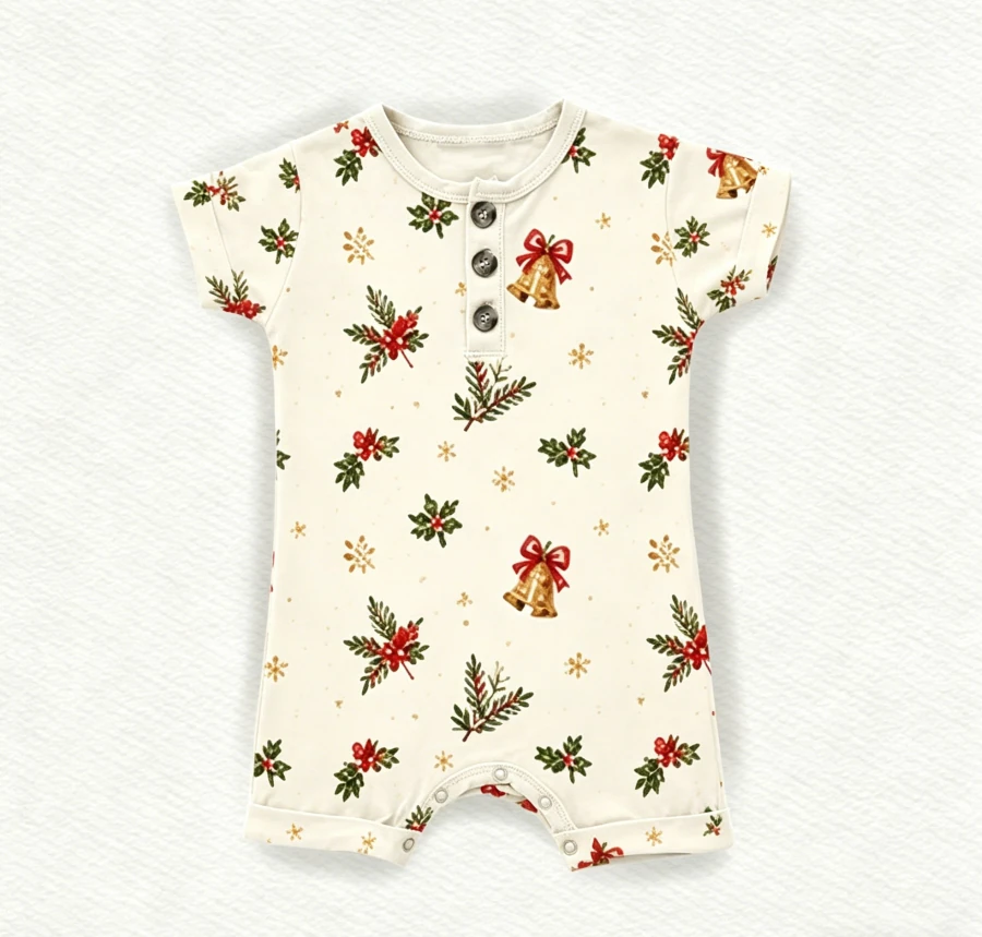 Wholesale Fashion Baby Henley Tank Romper Infant Short Sleeve Shorts Toddler Jumpsuit product image 1