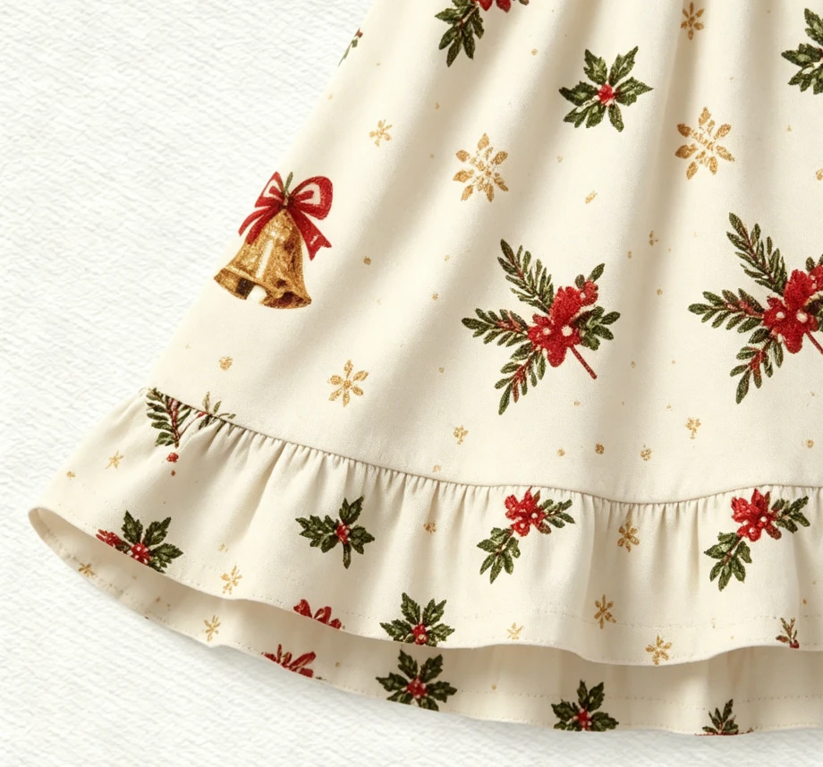 Wholesale Toddler Dresses Child Baby Girls Teenagers Ruffle Sleeve Dress with Ruffle product image 3