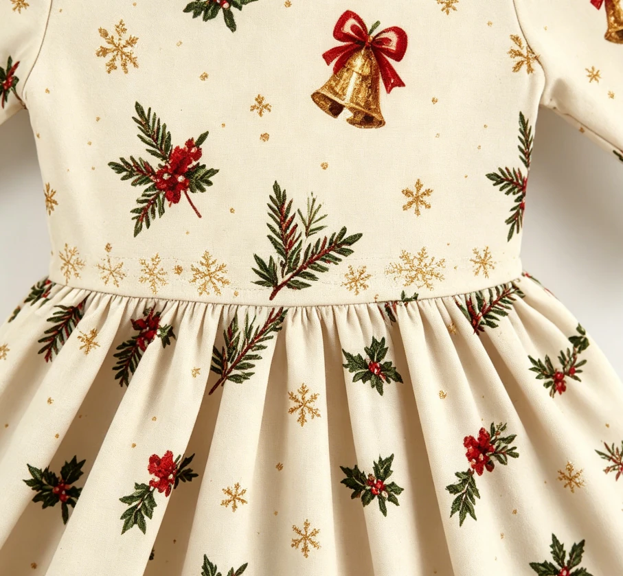Holiday Boutique Infant Toddler Clothing Child Baby Girls Long Sleeve Twirl Dress product image 3